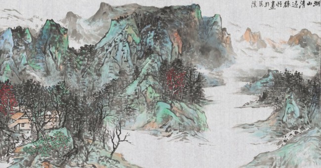 【DeepSeek谈艺】徐恒·山水画 | 山河入墨皆成韵，意趣随心自成章