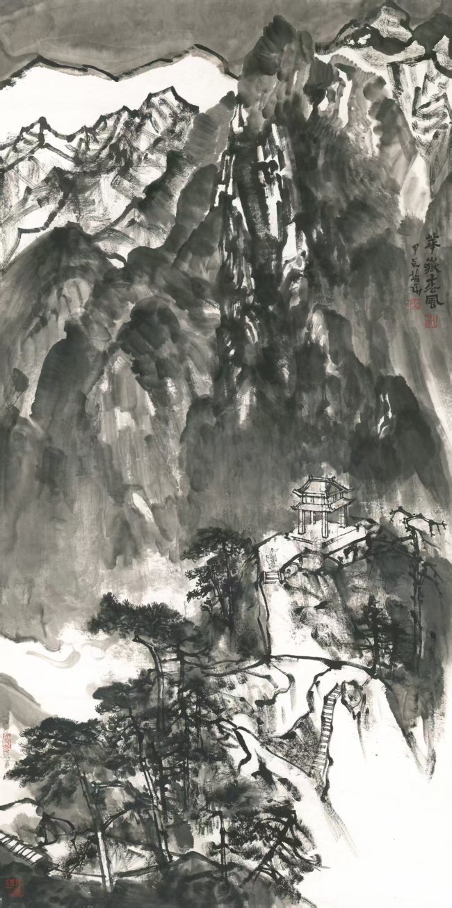 【DeepSeek谈艺】蔡拥华：在笔墨的破界与融合中构建起清奇超逸的山水意象