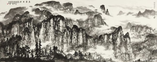 雨歇乌蒙，云涌山河——岳黔山《乌蒙云涌》写生心迹