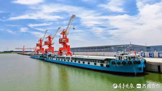 小清河复航以来，济南港累计货物吞吐量超180万吨