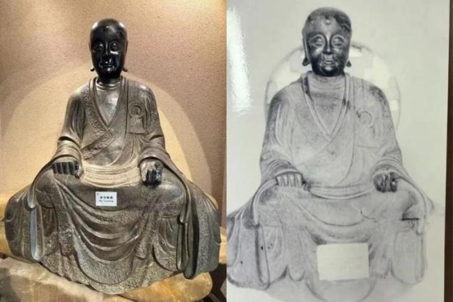 “疑似海口失窃佛像”已搬离北京观复博物馆,身高、铭文之谜待解