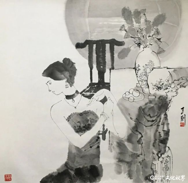 王刚丨笔墨勾勒栖心静境，素纸收纳万象清和