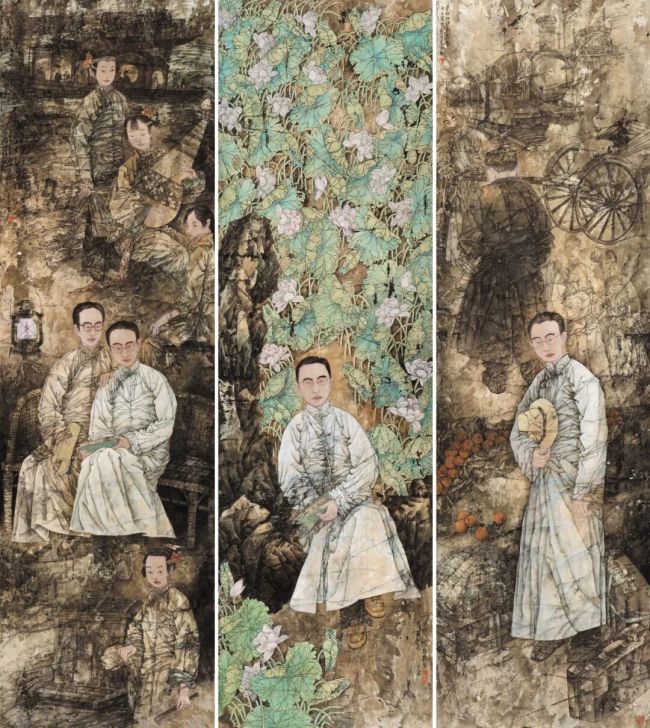 徐惠泉《文学家朱自清》 | 秦淮月・荷塘风・背影情——镌刻在丹青里的文人精神