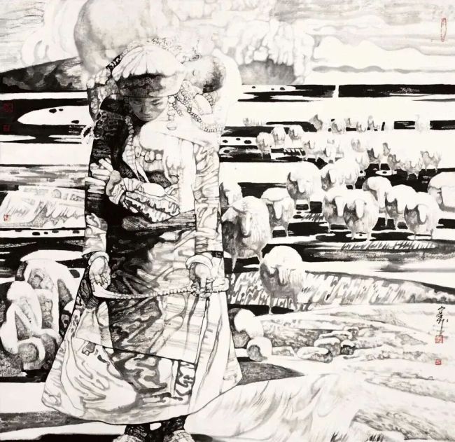 赵建成·人物画 | 墨染尘寰写尽众生百态,笔含温厚照见人间烟火