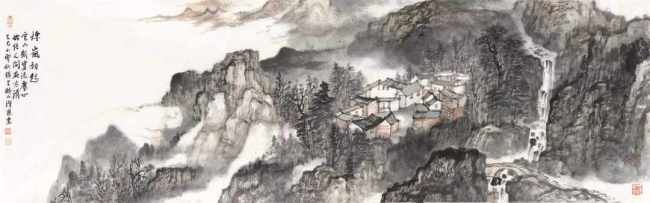 张跃进·山水画 | 运笔沉着稳健,于画纸间铺展出蜀地山河淡远空灵的本真之貌