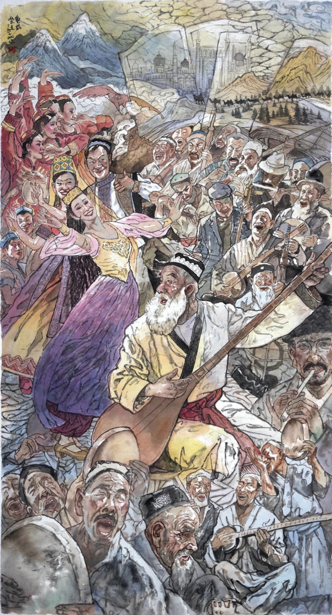 罗小珊·水墨人物画 | 见人，见时代，见藏在万物表象之下厚重绵长的人文力量