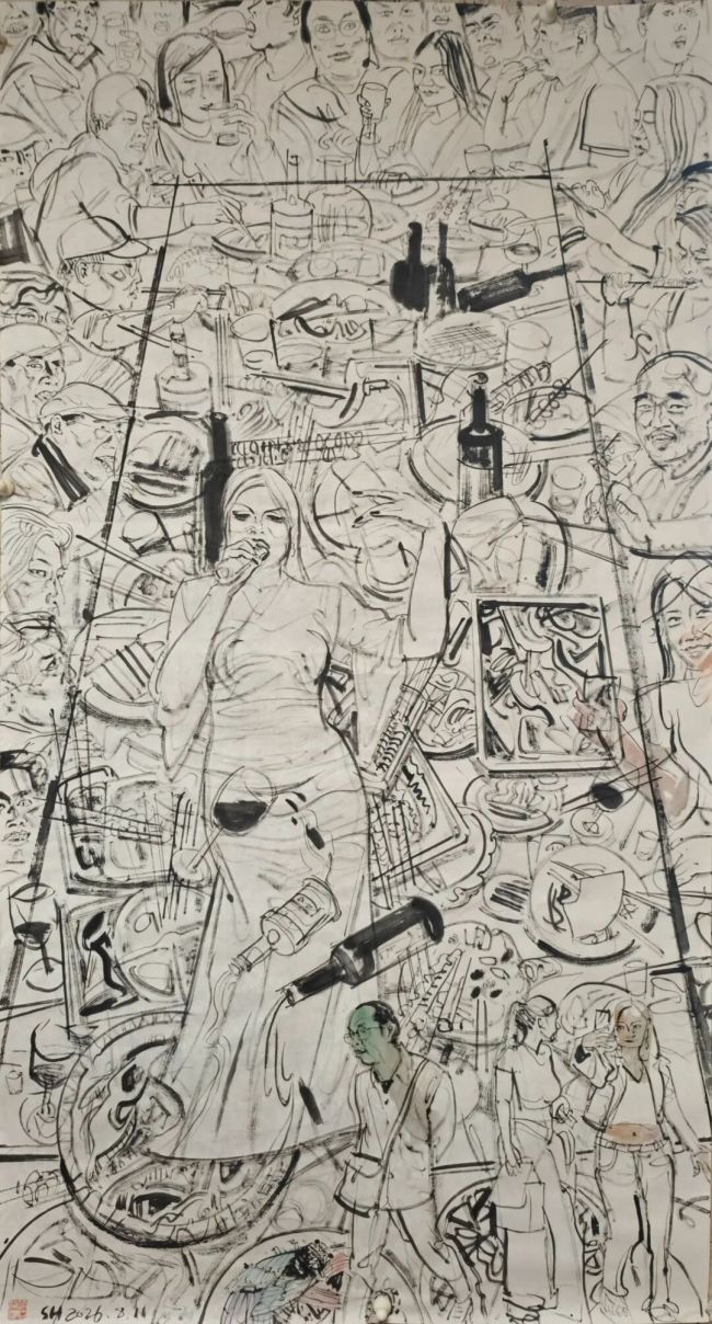 孙浩·水墨画 | 把个体对时代、生命的感知灌注进每一处墨痕,生发出直抵人心的动人力量