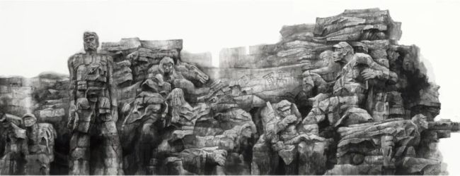 军魂永驻，夏荷生，中国画，2016.jpg