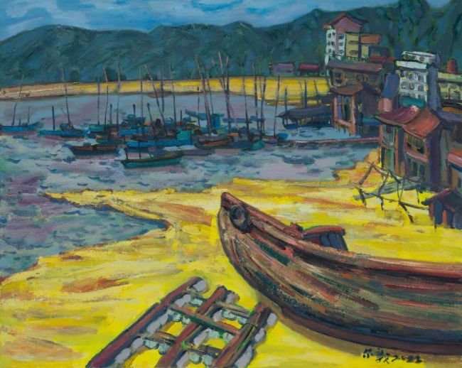 王尔义2607  海丝情缘——金沙 油画 100cm×80cm 油画.jpg