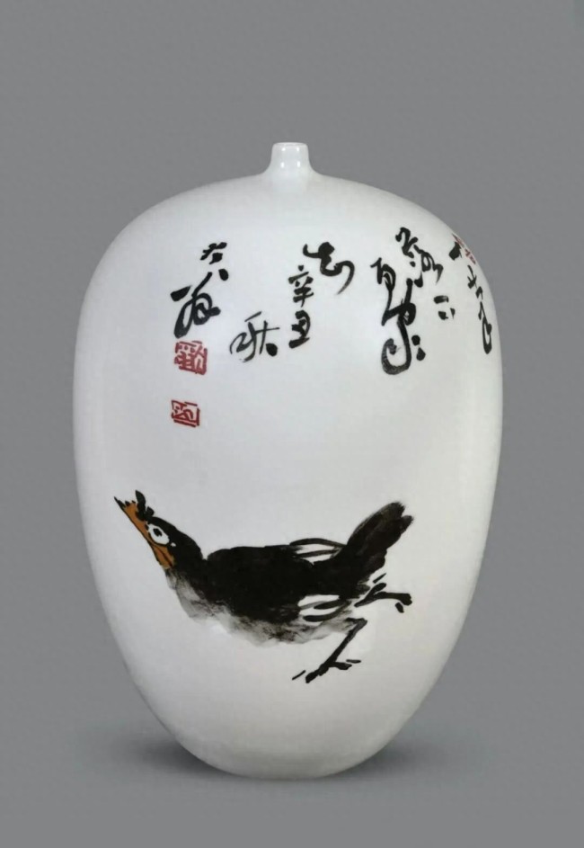 金大翁 | 书法立骨,国画立韵,瓷艺立形