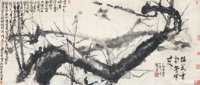 笔墨寄初心丹青酬故友——刘人岛早期赠画里的乡梓深情-中华网山东