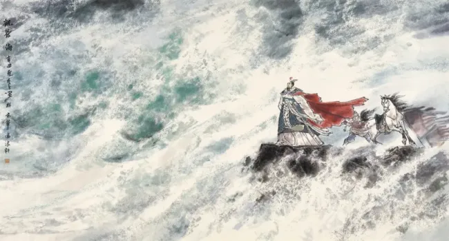 “情系海疆——李海涛、李冬中国画海洋绘画作品展”丨寸海必争，三代人接力绘就万里海疆