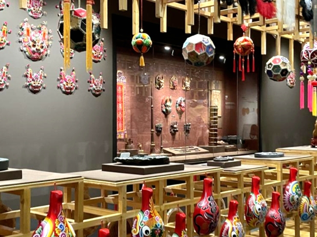 陕西黄河文化博物馆室内展区（张悦悦 摄）