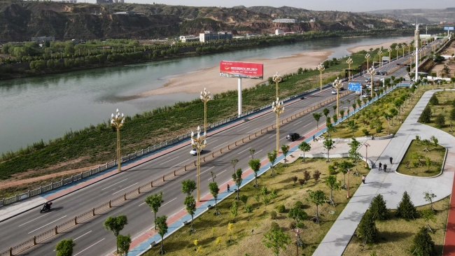 风光旖旎的黄河路