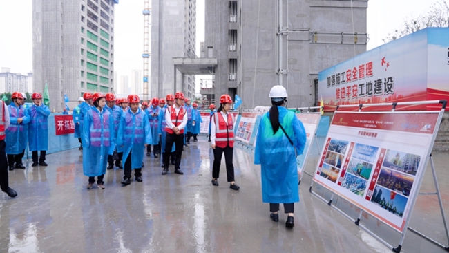中建新疆建工云开放第五站走进未央区璟辰里建设项目