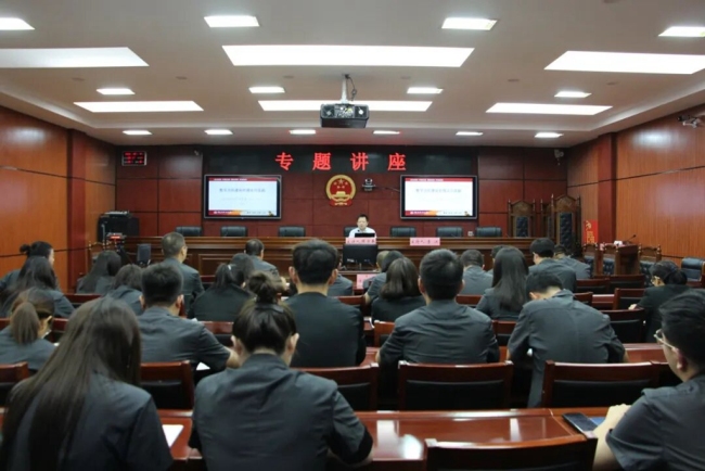 以“数”赋能 借“智”增效 佳县法院举办“数字法院”建设专题讲座