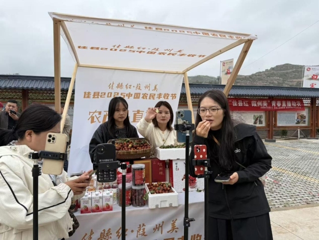 网红直播助农热销