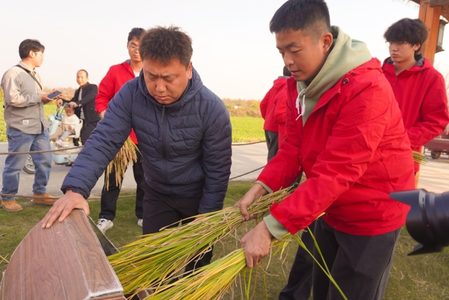西安建筑科技大学华清学院：走出教室，触摸稻田