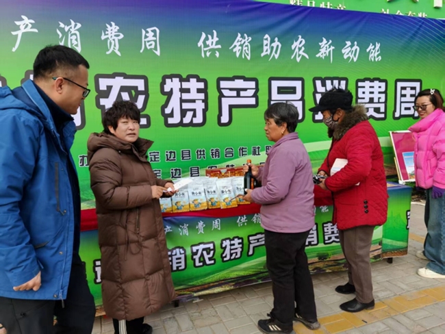 定边供销农特产品消费周助农增收22.8万元