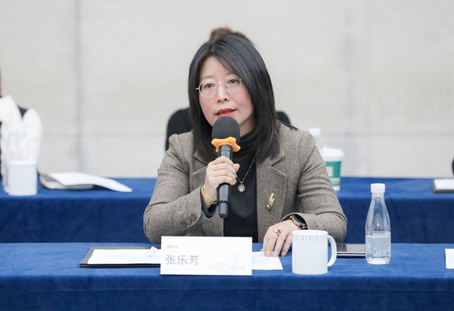 西安欧亚学院副校长张乐芳作表态发言