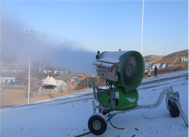 冬映麟州迎盛会 造雪备战正当时——神木碧麟湾滑雪场全力冲刺“省一冬会”