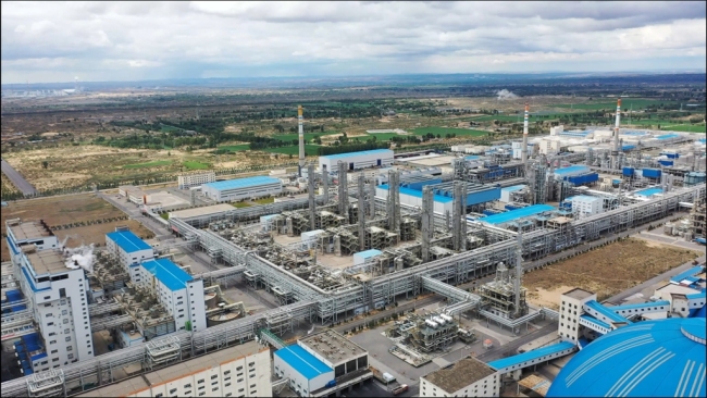 陕西未来能源化工有限公司煤制油分公司航拍外景