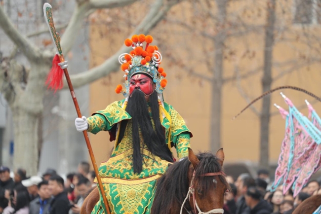 陕西眉县:社火欢腾闹新春 民俗焕彩启新程