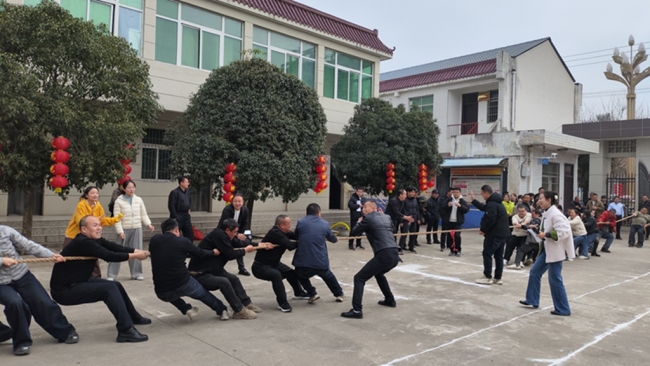 眉县槐芽镇举办2026年春节趣味运动会