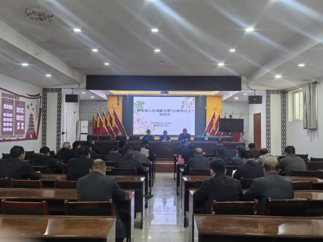 培训“赋能” 为调解“蓄力”——眉县横渠镇召开新一届人民调解员专题培训会