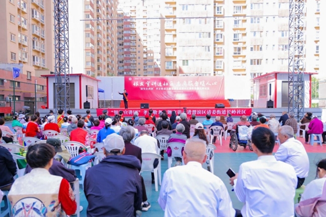 “银发宣讲团”孝亲敬老主题宣讲走进宝鸡渭滨区长岭社区