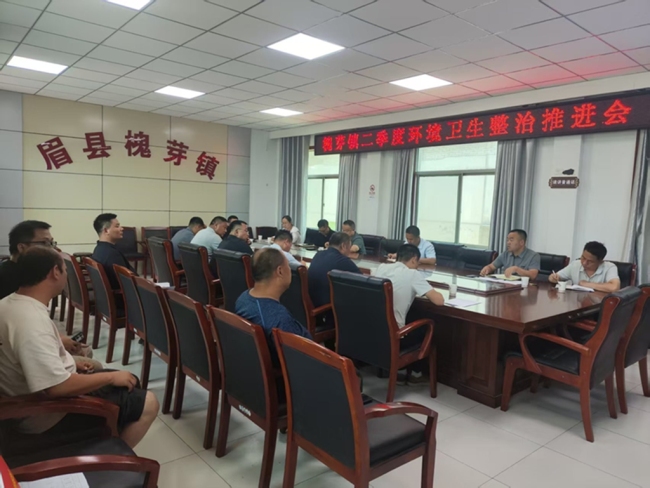 看现场、找差距、促提升——眉县槐芽镇召开2026年第二季度农村人居环境整治现场推进会