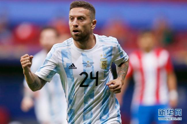 美洲杯：阿根廷1比0战胜巴拉圭 