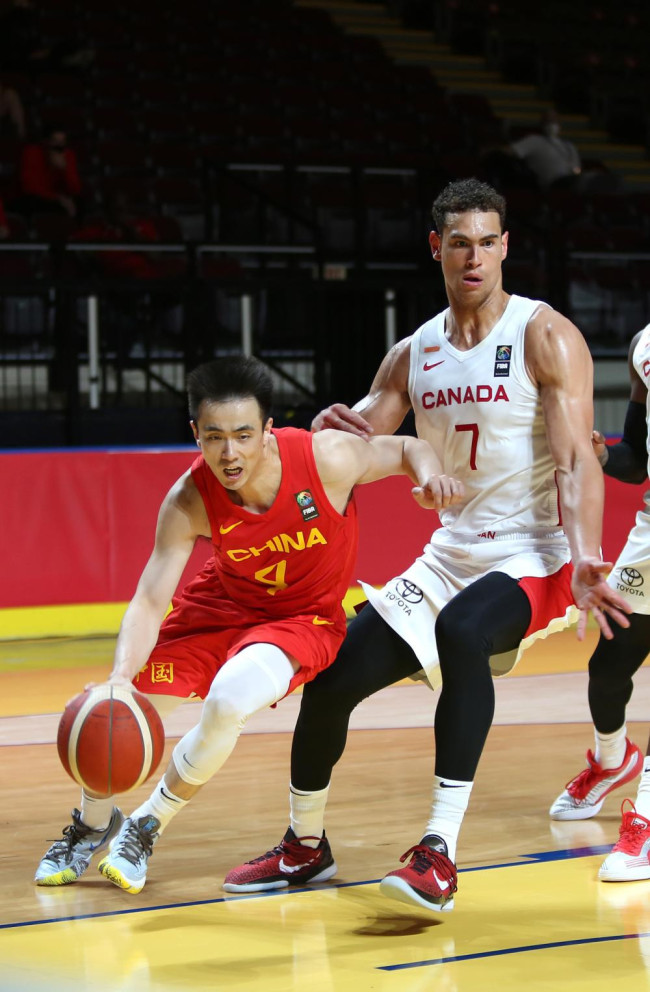 奥运落选赛-中国男篮负加拿大
