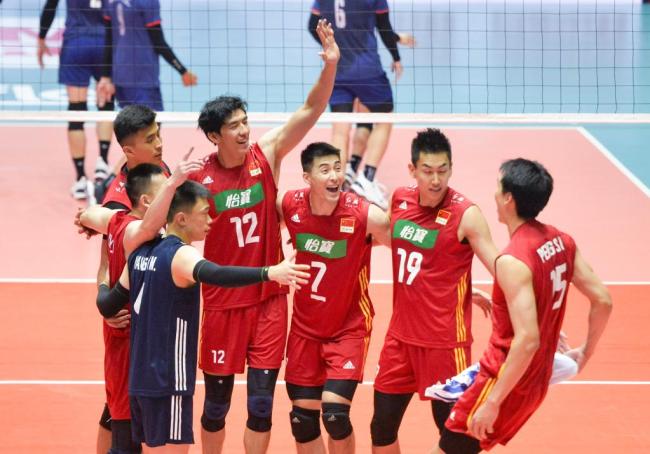 中国男排亚洲杯首战获胜