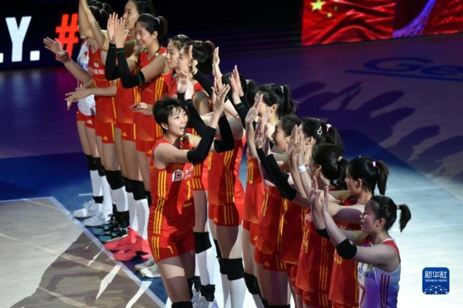 世界女排联赛：中国女排击败加拿大延续连胜势头