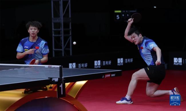 乒乓球——亚锦赛：樊振东/林高远夺得男双冠军