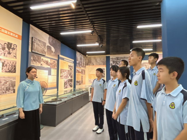 《中国抗日战争中缅印战区滇缅抗战纪实展》在国师纪念馆正式开展