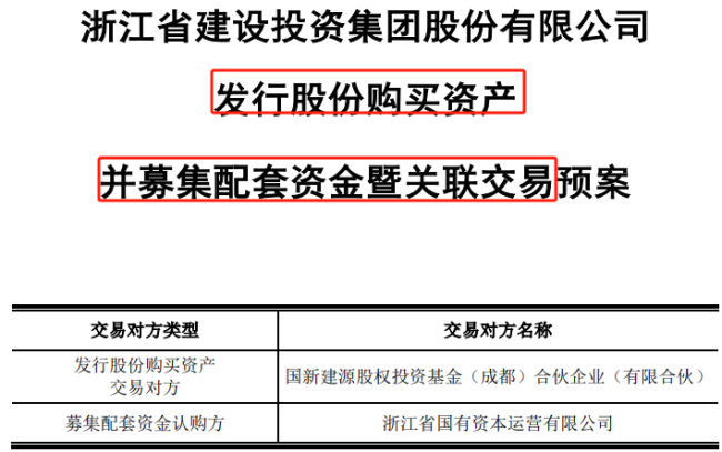 浙江建投拟收购三家子公司少数股权，初步估值13.38亿元