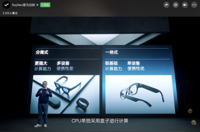 AR眼镜雷鸟X3 Pro发布