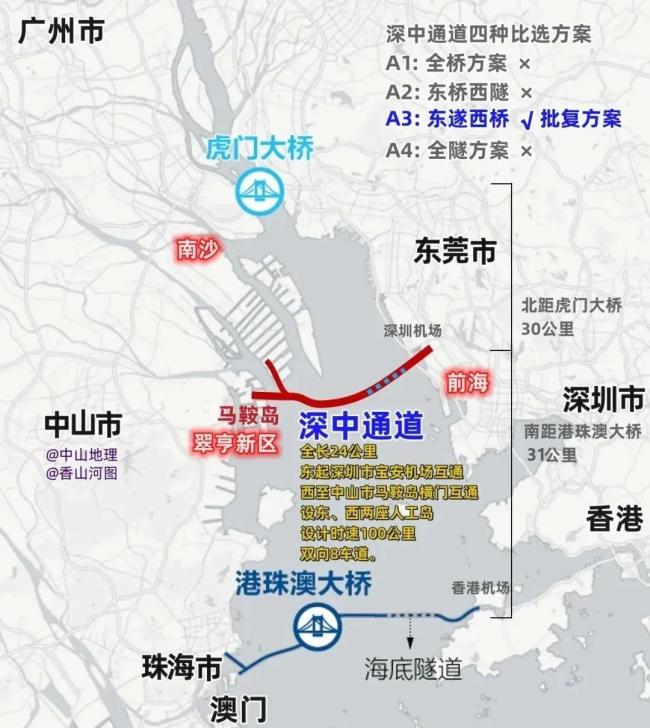 大桥通房价涨是“画饼”？深中通道通车一年 “饼”熟了 房还是不好卖