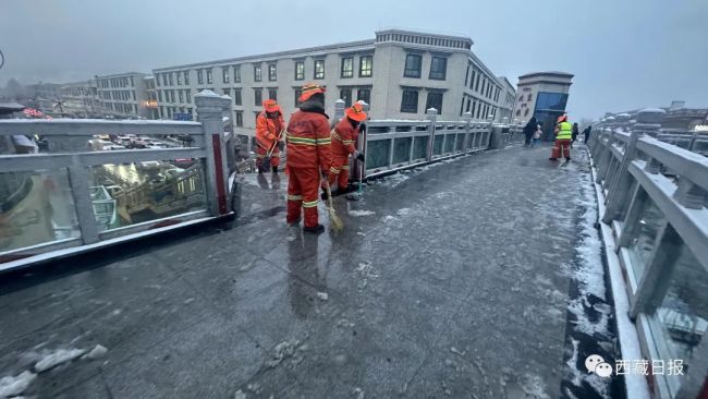 拉萨初雪，如约而至！
