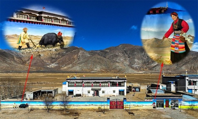 从牛粪墙到文化墙、文明墙的转变