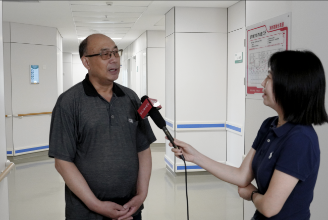 北京建藏援藏工作者协会副会长唐召明接受采访