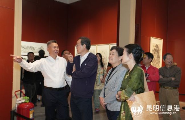 “笔润山河——杨正国山水画展”在云南美术馆展出