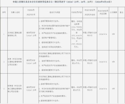 年内超10家支付公司合计被罚上亿 监管重拳规范行业秩序