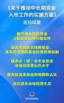 六部门印发中长期资金入市方案 五大举措引导资金加大入市力度