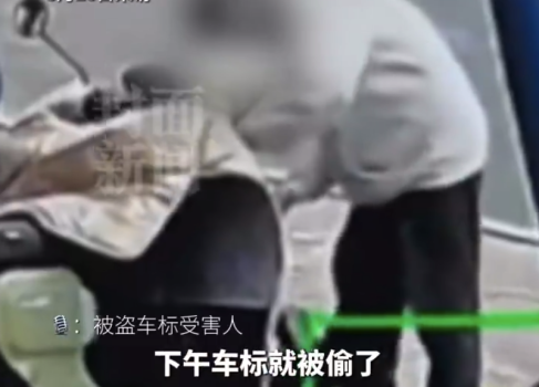 电动车标成新型烟卡？多位网友遭遇“车标被偷车还在”