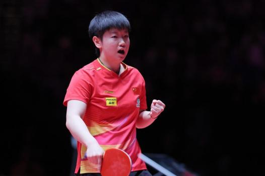 孙颖莎11比8陈幸同 晋级决赛会师蒯曼
