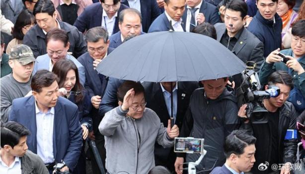李在明接連收到襲擊情報(bào) 安保措施升級(jí)