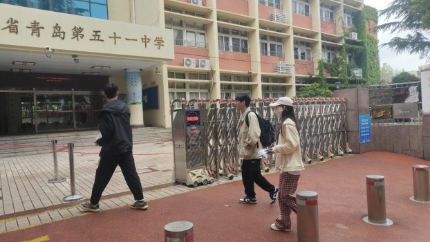 山東春季高考知識考試開考 考生淡定入場